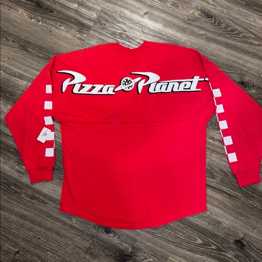 NWT Disney Parks Pizza Planet Spirit Jersey - Picture 6 of 7